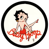 Betty Boop, círculo Cartel de chapa