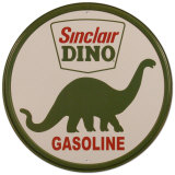 Sinclair Dino Gasoline Plaque en métal