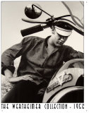 Elvis Werthiemer Elvis on Bike Plaque en métal
