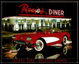 Restauracja u Rosie (Rosie's Diner) Plakietka emaliowana autor Lucinda Lewis