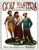 Three Stooges Golf Masters Peltikyltit Three Stooges Golf Masters Peltikyltit