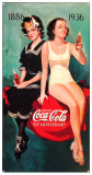 Coke 50th Bathers Tin Sign