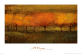 Red Trees I Prints by Seth Winegar