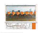 The Gates, Project for Central Park, X, New York City Poster von Christo 