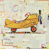 Yellow Airplane Posters par Danny O.
