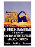 Simplon Orient Express, Baghdad, Iraq Wydruk giclee Simplon Orient Express, Baghdad, Iraq Wydruk giclee