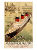 CGT Oceanline Normandie Reproduction procédé giclée