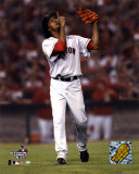 Pedro Martínez tras ponchar a Figgins, de los Angels, en la 7ª entrada del 2º partido de la ALDS, 2004 ©Photofile Fotografía