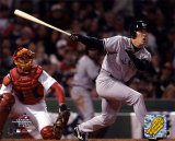 Hideki Matsui - Hits double in 3rd inning of game 3, 2004 ALCS ©Photofile Photographie