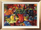 Pitcher of Flowers Prints by Peter Graham