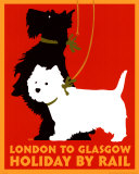 Holiday by Rail Affiches par Johanna Kriesel