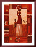 Kasama Water Carrier Posters by Emilie Gerard