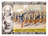 Barnum and Bailey, Circus Drum Fife Band Lámina giclée