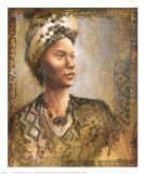 Raffia Robed Lady II Art by Dawson 