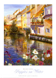 Poppies on Water Art by Michael Longo