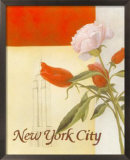 New York Floral Views Poster por William Verner