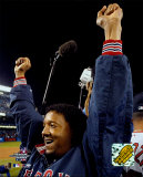 Pedro Martinez celebrating, Game 7 win - ALCS ©Photofile Photo