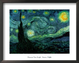 Starry Night, c.1889 Poster by Vincent van Gogh