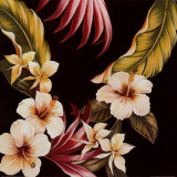 Tropical Bouquet II Prints by Cheryl Kessler-Romano