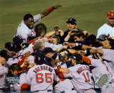 Joie des Red Sox : victoire contre Saint Louis au championnat du monde 2004 ©Photofile Photographie
