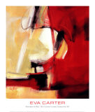 Movement in Red Prints by Eva Carter