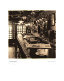 Café, Pamplune Posters par Alan Blaustein