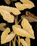 Feuilles tropicales - mini Poster par Paul Brent