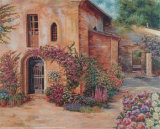Garden Corner Print by Cathy Groulx Garden Corner Print by Cathy Groulx