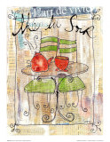 Thé du Soir Posters by Caroline Saxon