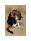 Cat's Feeling Posters by Hu Chen
