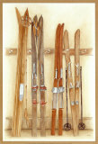 Alte Skier II Poster von Laurence David