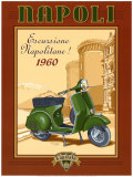 Napoli Scooter Prints by Bruno Pozzo