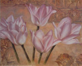 Pink Bouquet Poster von Rumi 