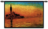 Venecia de noche TAPIZ DE PARED por Claude Monet
