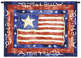 Old Glory Wall Tapestry by Diane Knott