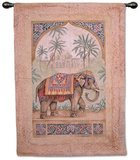 Old World Elephant I Wall Tapestry by Debra Swartzendruber