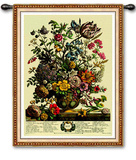 May Botanical Wall Tapestry by Robert Furber
