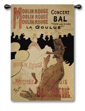 Moulin Rouge: O Amor em Vermelho TAPETE DE PAREDE por Henri de Toulouse-Lautrec
