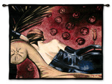 Champagne Lounge Wall Tapestry by Trish Biddle