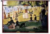 Mediodía de domingo TAPIZ DE PARED por Georges Seurat