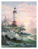 Phare à Cove Posters par Carl Valente