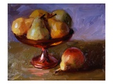 Pears and Copper Dish Giclee Print by Pam Ingalls