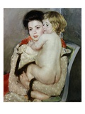 Mère et enfant Reproduction procédé giclée par Mary Cassatt