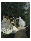 Mujeres en el jardín Lámina giclée por Claude Monet Mujeres en el jardín Lámina giclée por Claude Monet