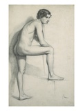 Aktstudie Giclée-Druck von Edgar Degas