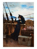 Le départ reproduction procédé giclée par Henry Bacon