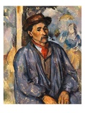 Man in a Blue Smock Lámina giclée por Paul Cezanne Man in a Blue Smock Lámina giclée por Paul Cezanne
