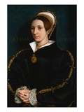 Portrait of a Woman by Hans Holbein the Younger Giclee Print by Geoffrey Clements