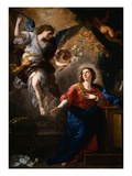 L'Annonciation reproduction procédé giclée par Luca Giordano