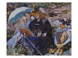 Simplon Pass: The Lesson Lámina giclée por John Singer Sargent Simplon Pass: The Lesson Lámina giclée por John Singer Sargent
